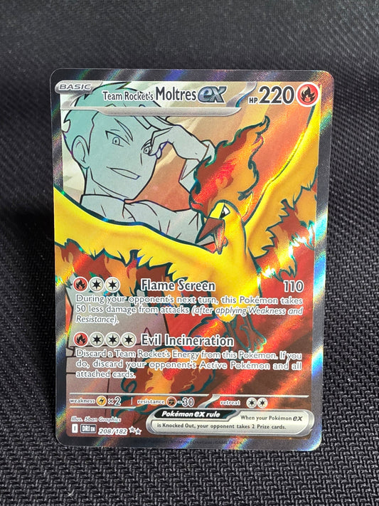 Team Rocket’s Moltres ex – 208/182 (Ultra Rare)